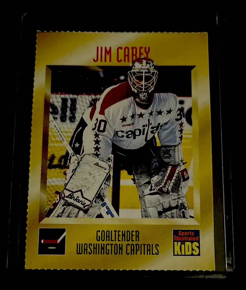 JIM CAREY ROOKIE RARE SPORTS ILLUSTRATED FOR KIDS SI WASHINGTON CAPITALS 1995 - Image 1 of 2
