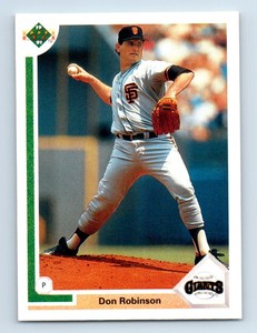 1991 Upper Deck Don Robinson San Francisco Giants #402