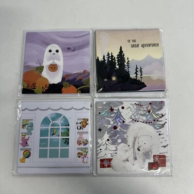 Treasures The Original Pop-up Cards 4-PACK Halloween Baby Christmas Custom NEW - Image 1 of 4