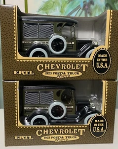 Two 1:25 Scale 1923 Postal Trucks Coun Banks By ERTL - Picture 1 of 4