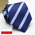 Herren Krawatten Solid Gestreift Punkte Kariert Qualität Satin Formell Busin E