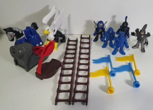 Lot Fisher Price Imaginext Eagle Talon Castle Knights Armor Horses Replacements - Picture 1 of 5