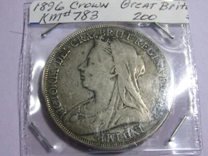 1896 Great Britain Crown KM# 783 - VF - Picture 1 of 2