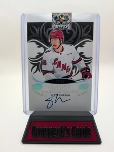 2024-25 UPPER DECK ICE EXQUISITE SCOTT MORROW /99 ROOKIE AUTO HURRICANES - Picture 1 of 2