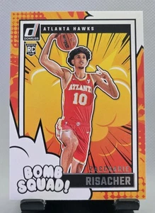 Donruss Bomb Squad Winter #11 Zaccharie Risacher Hawks RC 2024-25 - Imagen 1 de 3