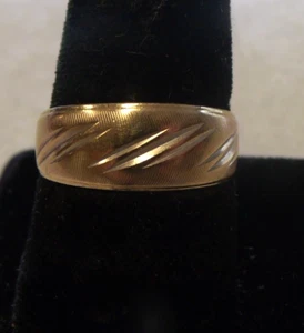WOMEN'S 14KT IGM INCAS GOLD MINE JEWELRY GOLD RING 3.1 GRAMS  SIZE 7 1/4 - Picture 1 of 5