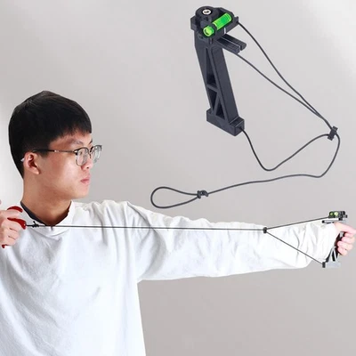 Compound Bow Release Aid Archery Posture Corrector Training Device with Level - Image 1 of 4