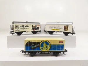 Marklin 2159E/2155E/2151E HO Lote de 3 vagones de carga LN 12327  - Imagen 1 de 14