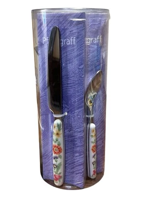 Pfaltzgraff Flatware Emma 20 pc Mixed Lot Floral Vintage NEW Unused - Image 1 of 3