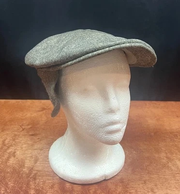 Винтажный Kangol Newsboy шляпа траппер крышка наушник шерсти сделано в Англии - Изображение 1 из 4