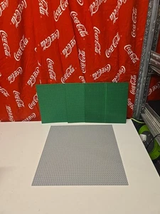 Lego Piastre Base 38x38 Borchie, 25x25cm X3 Verde X1 Grigio  - Foto 1 di 9