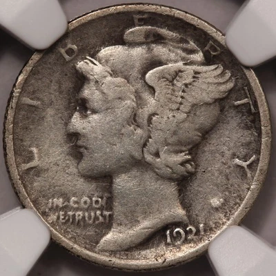 1921 Mercury Dime NGC VF-35 - Image 1 of 4
