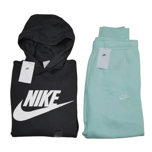 Nike Club Fleece Men's Size XL Hoodie + Joggers Sweatsuit 2 Pc Outfit Turquoise - Picture 1 of 13