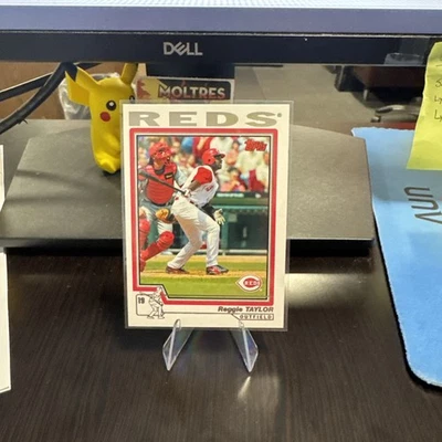 2004 Topps #142 Reggie Taylor Cincinnati Reds Free Ship - Image 1 of 4