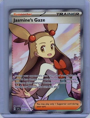 Pokemon SV08: Surging Sparks #233/191 Jasmine's Gaze Near Mint or Better - Image 1 of 2