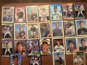 Pittsburgh Pirates baseball card lots lots 25 cards per lot late 80s - Picture 1 of 3