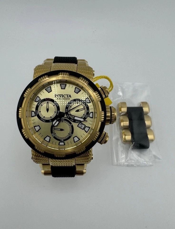 Reloj Invicta Hombre 23978 Especial Cronógrafo Dorado Negro 100M Foto 1 de 4