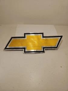 Used Foil Grille Emblem "Bowtie" AMD Fits C10 Pickup Blazer 999-4073-13 - Picture 1 of 3