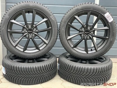 BMW Breyton BR-I 17 Zoll Winter Felgen Reifen - Matt Black - 1er F40 - Bild 1 von 4