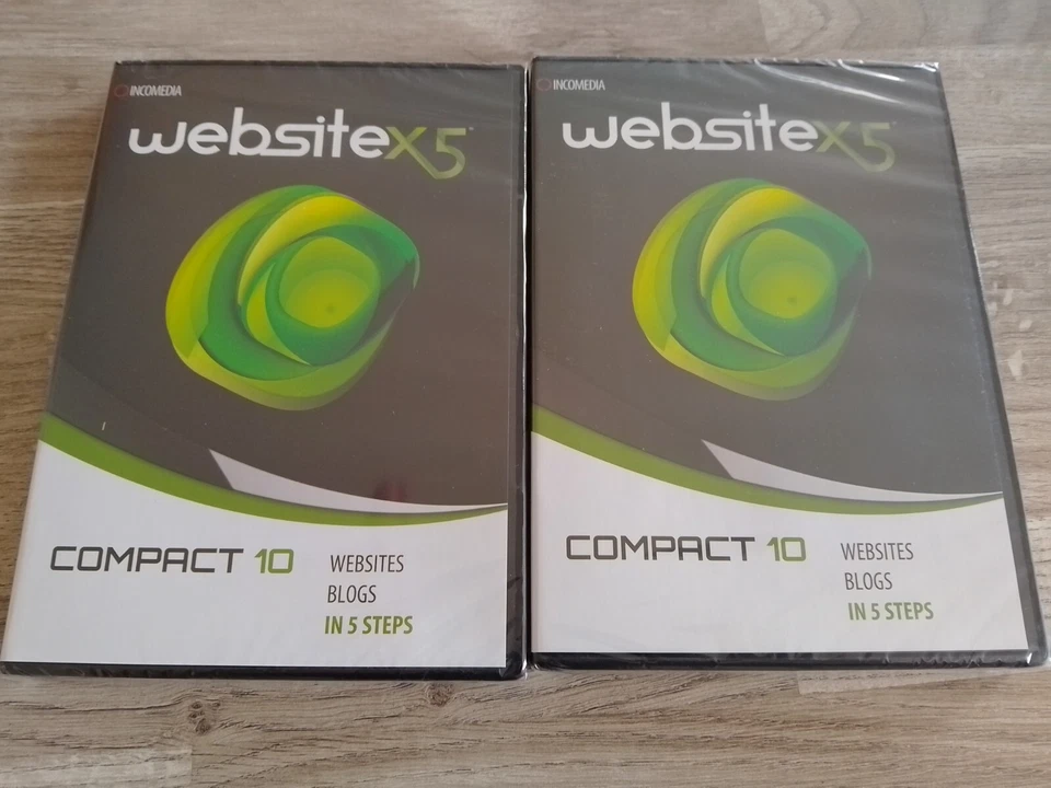 WebSiteX5 10 Web Builder Pages Sites  CDS X COMPACT LICENSES JOBLOT BUNDLE X2 - Image 1 of 1