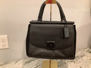 Coach F38389 - Large Mixed Leather Drifter Carryall Purse Shoulder Strap - Picture 1 of 22