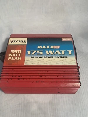 Vector Maxx 175 WATT DC to AC Power Inverter - 350 WATT Peak - VEC060 - Image 1 of 4