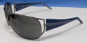 Super Rare Baldassare Navy Side Bling Eye Sunglasses Vintage Smooth Aviator - Picture 1 of 11