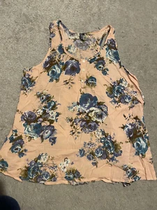 Evie Floral Sleeveless Blouse UK16 - Picture 1 of 5