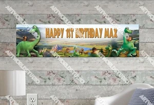 The Good Dinosaurs - Personalized Name Poster Customized Birthday Party Banner  - Picture 1 of 5