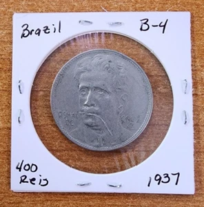 Brazil, 1937 - 400 Réis (Oswaldo Cruz Commemorative Issue) - Picture 1 of 3