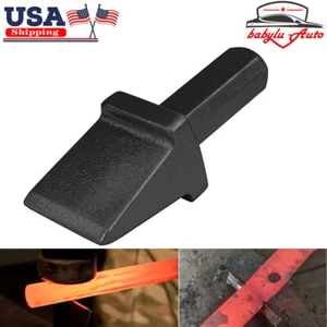 3/4 Inch Shank Cutter Blacksmith Farm & Shop Anvil Hardy Hot Cut Tool (Black) - Picture 1 of 12