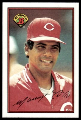 1989 Bowman Manny Trillo Cincinnati Reds #308 - Image 1 of 2