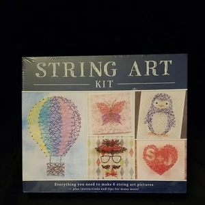 String Art Kit Craft  Kit Kids -6 designs - Picture 1 of 8