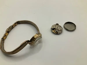 Vintage Bulova ladies 17 jewel 785 10K RGP with a duchess 1/40 10k RGP BAND. - Picture 1 of 8