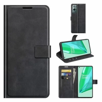 PU Leather Book Wallet Case Cover For OnePlus 9 Pro / One Plus 9RT 5G - Image 1 of 4