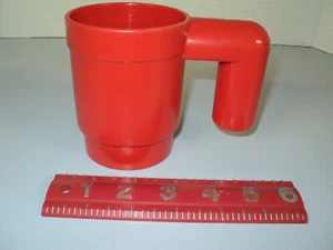 Lego Full Scale Adult Size Cup Mug 900571-1-001 Red 2014 - Picture 1 of 4