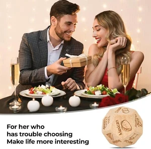 Valentines Day Gifts for Him Her, Date Night Dice Couples Gift for Him Her, - Picture 1 of 6