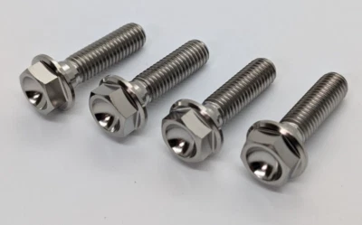 Suzuki GSF1200 Bandit Titanium front brake caliper bolt kit 06-07 Ti hex head - Image 1 of 4