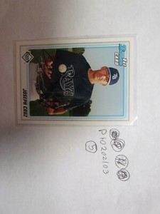 2010 Bowman Joseph Cruz Signed Baseball Card 