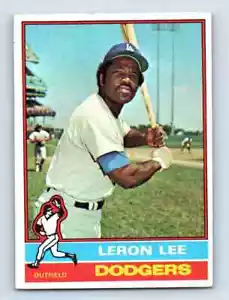 1976 Topps Leron Lee Los Angeles Dodgers #487 - Picture 1 of 2
