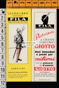 BLEISTIFTE REIHE PASTELLI GIOTTO, LESEZEICHEN - RÜSTUNG, ITALIENISCHER ALABARDIERE XVI  - Bild 1 von 1