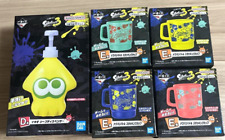 Splatoon 3 Ichiban Kuji soap dispenser & Stacking Mug 4 Types Set Prize New