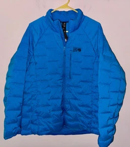Nueva Chaqueta Puffer MOUNTAIN HARDWEAR StretchDown W's XL Eléctrica Azul Cielo - Imagen 1 de 4