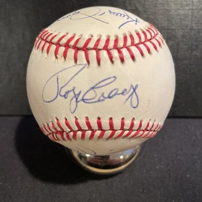 1989 World Series Autographed Baseball 5 Giants JSA Certified Craig, Downs Etc  - Image 1 of 4