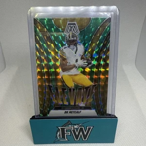 2025 Mosaic DK Metcalf Elevate Green Mosaic #20 Pittsburgh Steelers - Picture 1 of 2