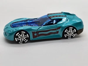 Motor Max 6301 / 6302 Dodge Viper Street Racer * Teal w/Black Flag Loose 1:64 - Picture 1 of 6
