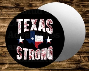 Blechschild rund TEXAS STRONG Kranz Basteln & Miniaturen - Bild 1 von 1