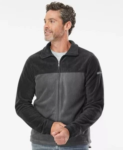 Columbia Steens Mountain Fleece Jacket 2.0 Full Zip Two Tone Gray Size M ~ NWT - Picture 1 of 10