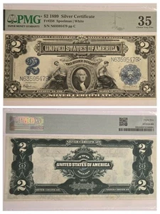 FR. 258 $2 1899 Silver Certificate PMG VF35 Speelman White - Picture 1 of 9