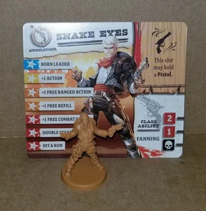 Zombicide Undead Or Alive SNAKE EYES Mini & Card Steampunk Extras Exclusive - Picture 1 of 1